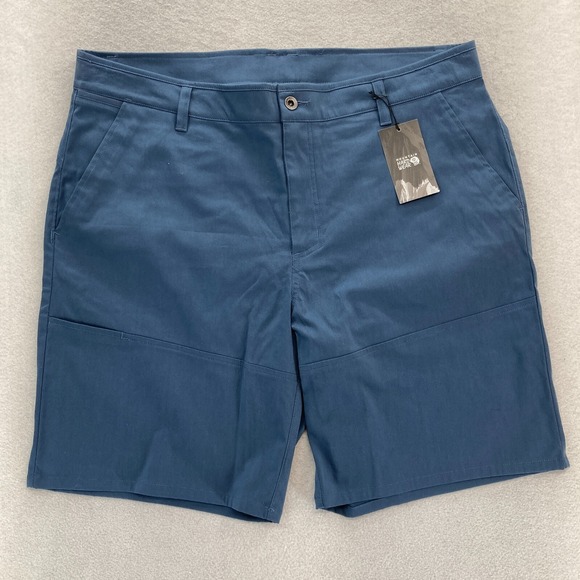 Mountain HardWear AP Shorts Mens 40 Blue Stretch Nylon‎ Utility Hiking Outdoors - Picture 1 of 11